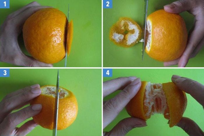 Easy Way To Peel Orange