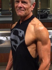 68-Year-Old Man With A Six-Pack