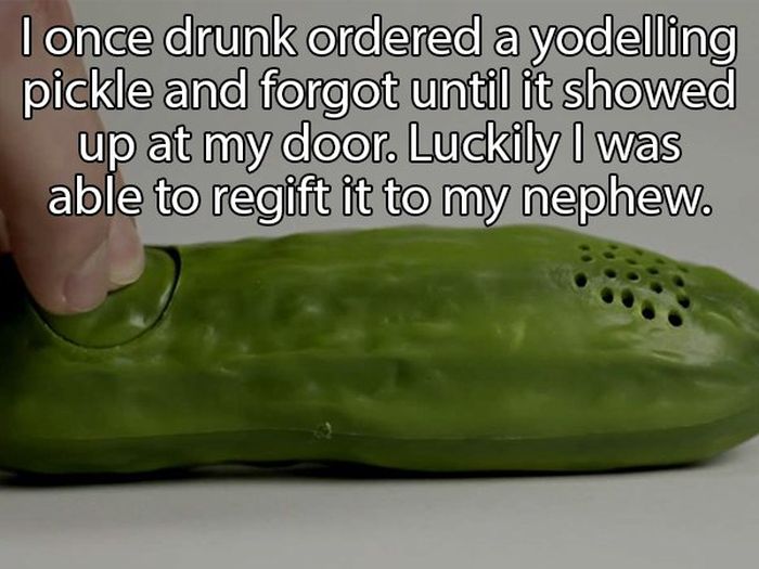 The Most Ridiculous Things People Have Bought While Drunk