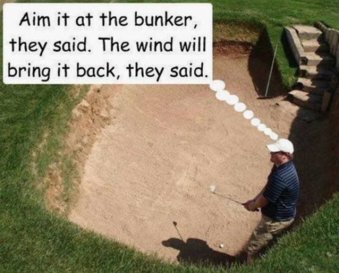 Funny And Interesting Pictures About Playing Golf