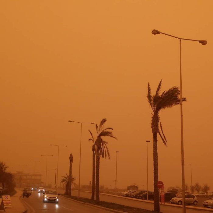 African Dust Hits The island of Crete