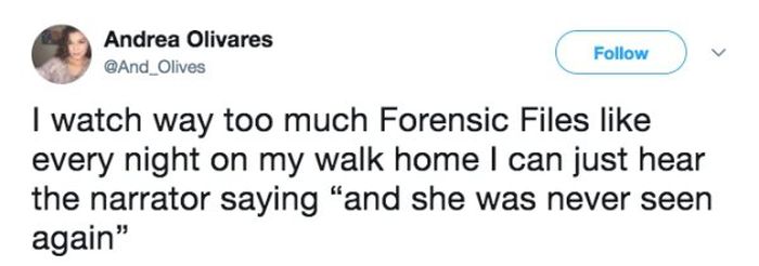Funny Tweets About True Crime TV