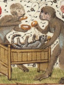 Medieval Cat Paintings