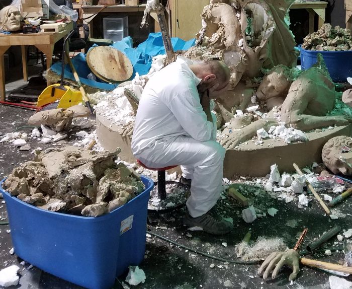 Tragic. This Guy Was Working On This Sculpture For 5 Years