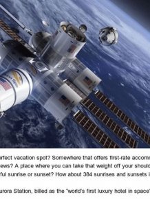 Space Hotel Will Be Cool But Very Expensive