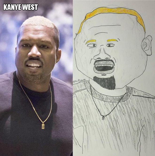 Artist Trolls Celebrities With His Ridiculous Fan Art