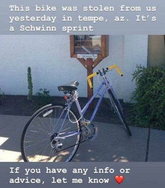 Guy Asks For Help Finding His Girlfriends Stolen Bike