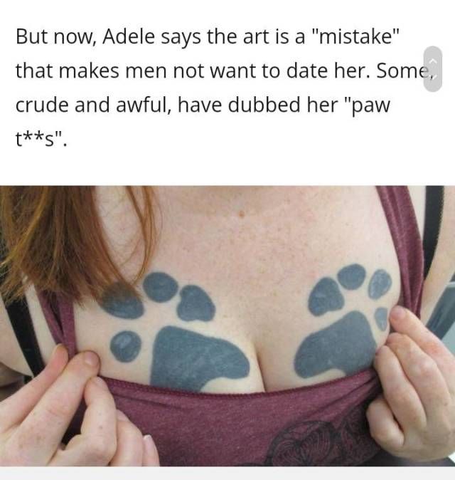 An Unfortunate Tattoo Choice Ruins Her Entire Personal Life