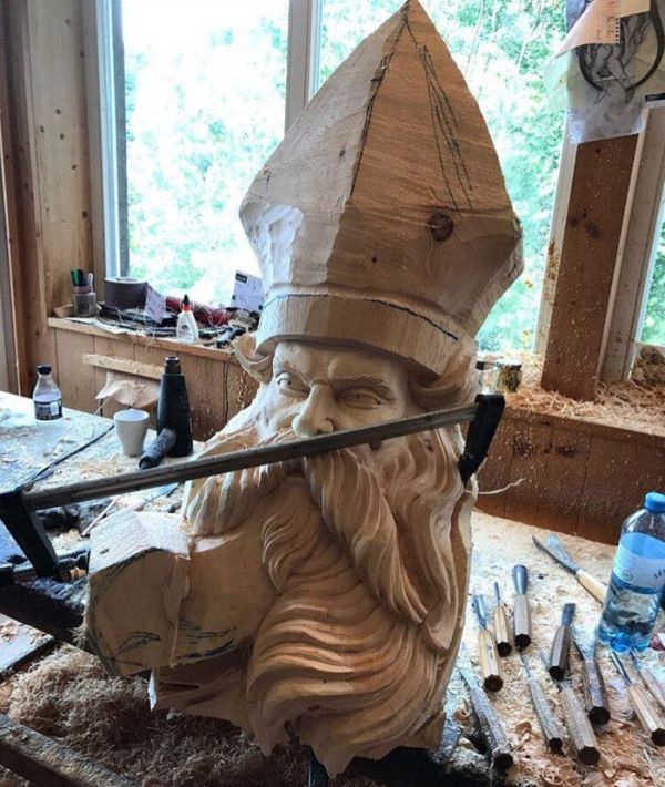 Awesome Wood Statue