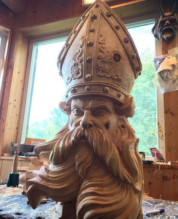 Awesome Wood Statue