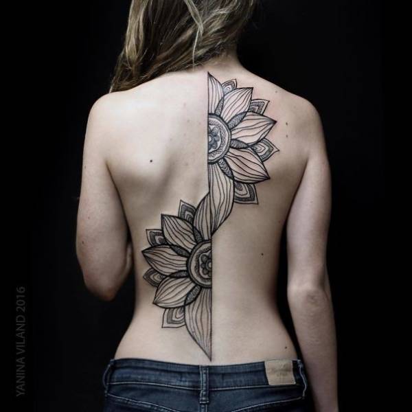 Awesome Spine Tattoos