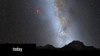 The Andromeda Galaxy in The Earth Sky In The Future