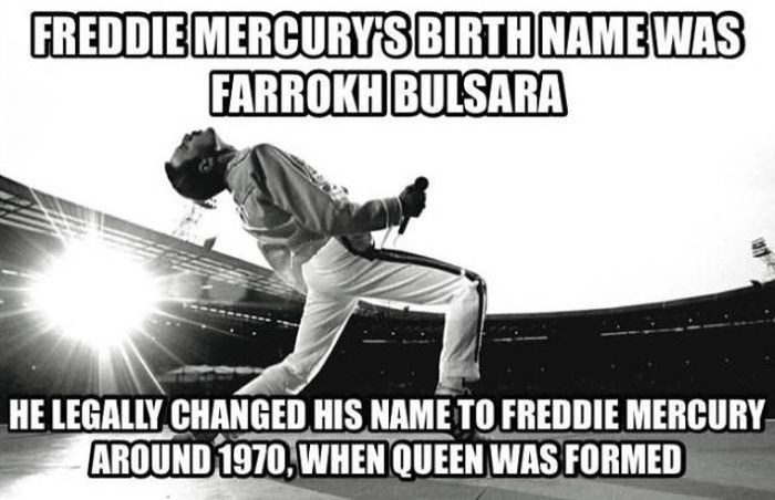 Facts About Freddie Mercury, part 2