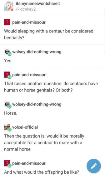 Weird Question About Centaur