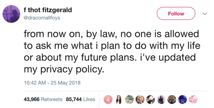 Funny Tweets About All Those Privacy Policy Updates Spamming Your Inbox