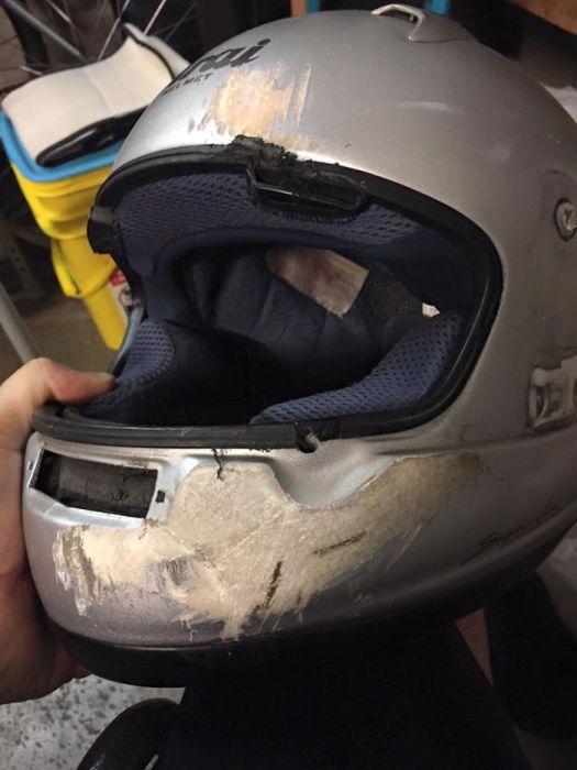 When Helmets Save Lives