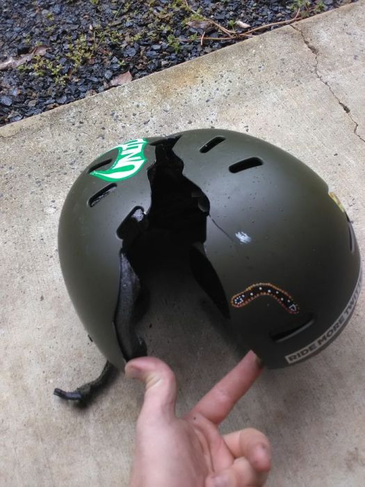 When Helmets Save Lives