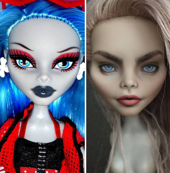 Ukrainian Artist Transforms Popular Dolls Into Real Beauties