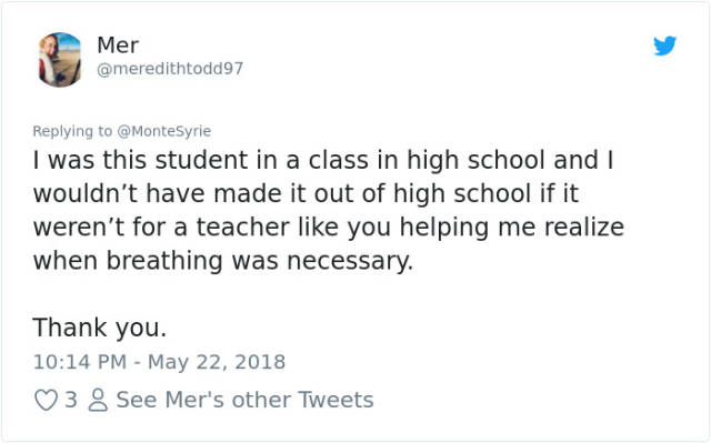 This Teacher’s Reaction To A Student Falling Asleep In His Class Has Received Lots Of Positive Feedback From The Internet