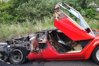 Wrecked Lamborghini