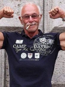 74 Year Old Heinz-Werner Bongard Is A Strong Man