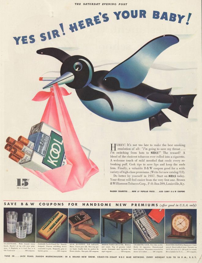 Vintage Ads Of Cigarettes And Kids
