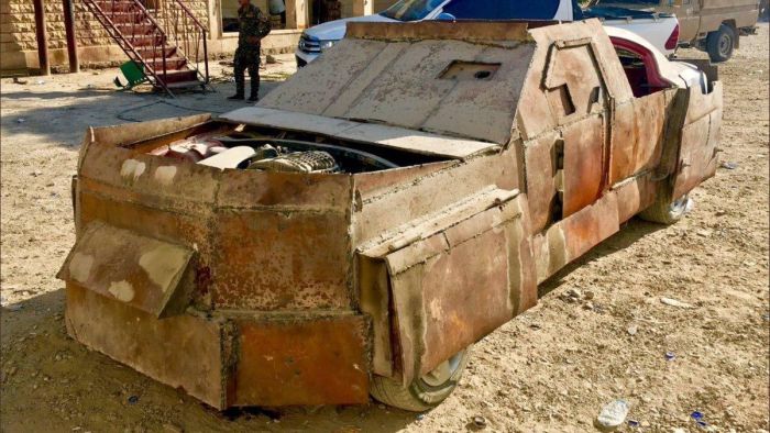 ISIS Terrorists Build An Armoured Dodge Charger