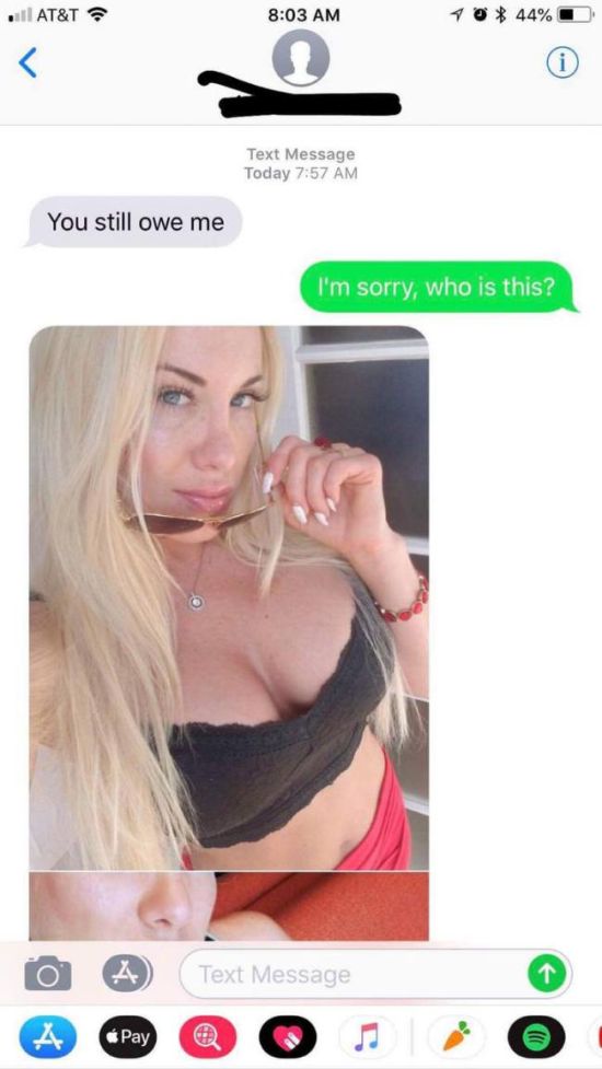 Girl Looking For Sugar Daddy Texts Wrong Number