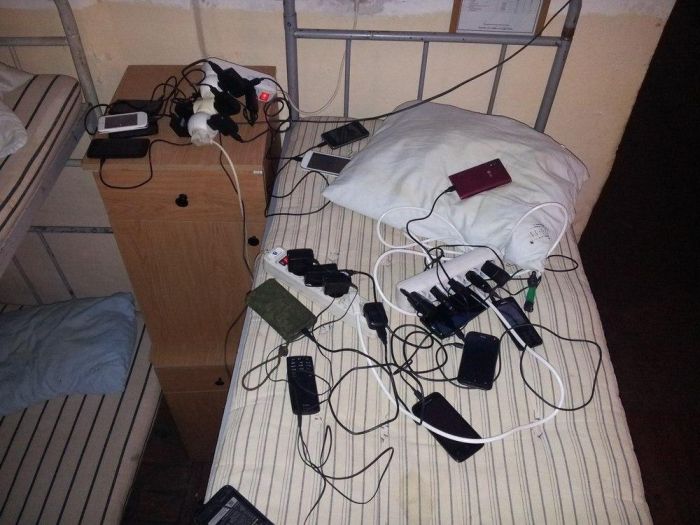 Russian Soldiers Are Creative When It Comes To Charging Their Phones