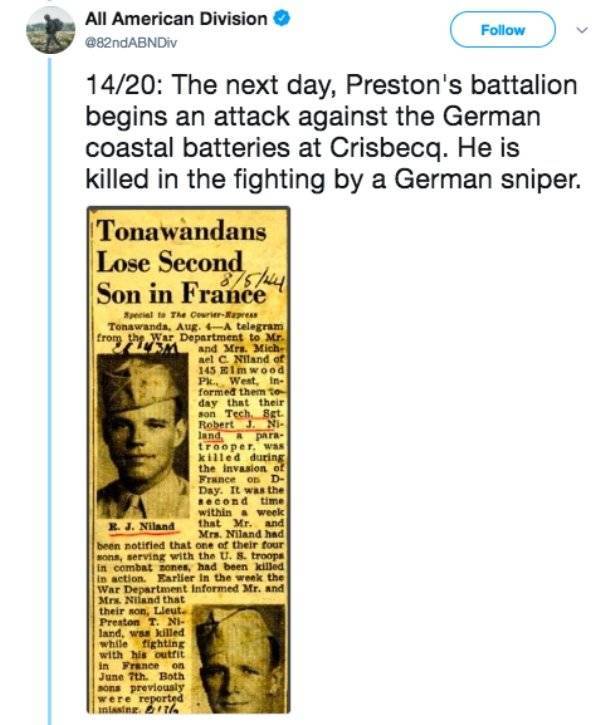 The Real Life Story From The World War II Which Inspired “Saving Private Ryan”