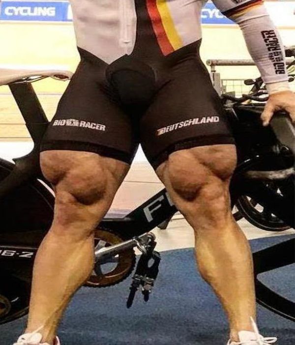 Track Cyclist Robert Forstemann S Legs Others