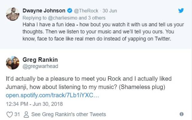 It’s Hard To Mess With Dwayne Johnson, Even On Twitter