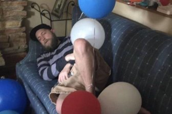 A Guy Fell Asleep During Great Grandmother's 90th Birthday