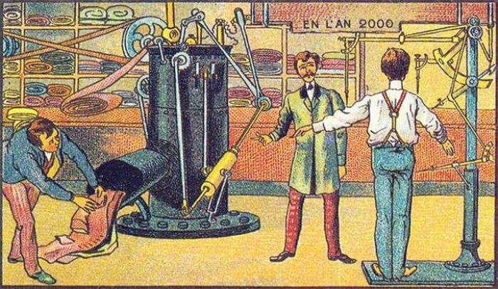 The World Of The Future In This Series Of French Postcards From The 19th Century