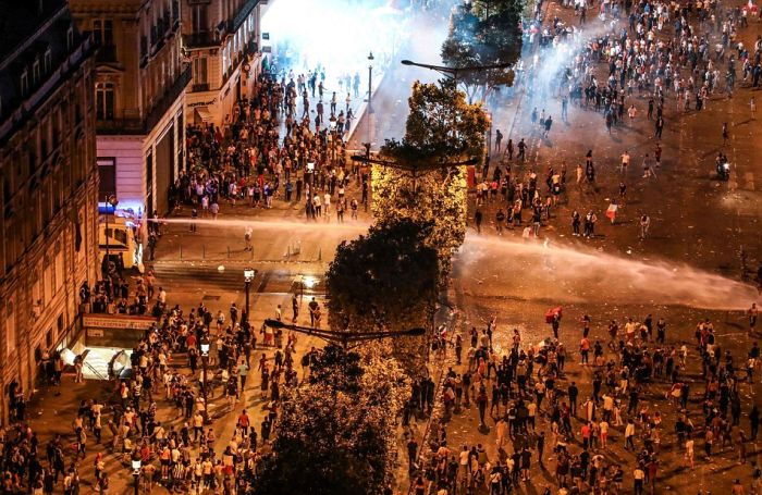 French Fans Start Riots After France Wins World Cup