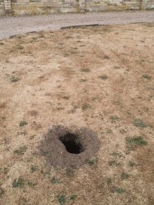 A Hole Opened Up In Garden And It Was A Brick Chamber