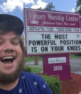 Funny Church Signs