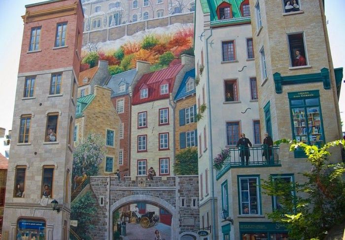 Beautiful Murals On The Streets Of Quebec