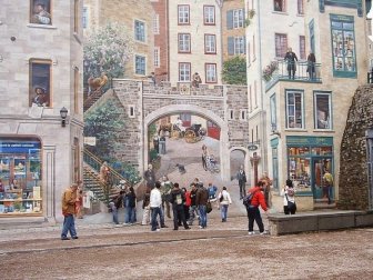 Beautiful Murals On The Streets Of Quebec