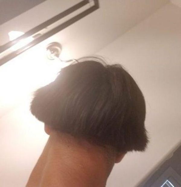 This Guy Allowed A Friend To Cut His Hair
