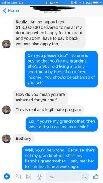 Woman Trolls iTunes Scammer