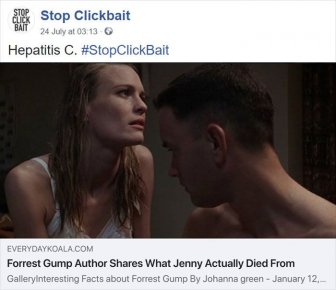Stop Clickbait Is The Best