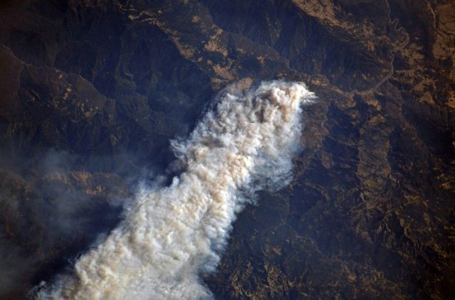 California Wildfires From Space