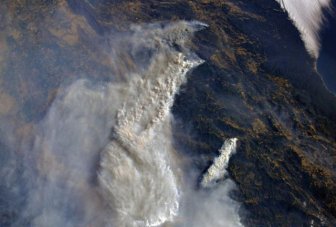 California Wildfires From Space