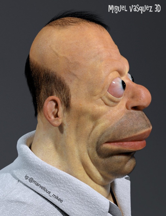 So Homer Simpson Would Look In Real Life