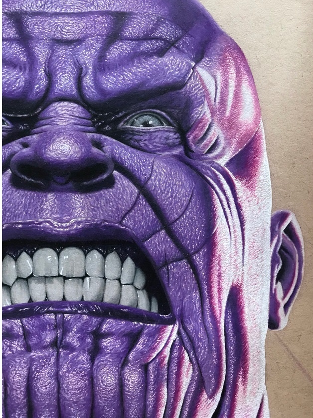 Painted Thanos of the Avengers