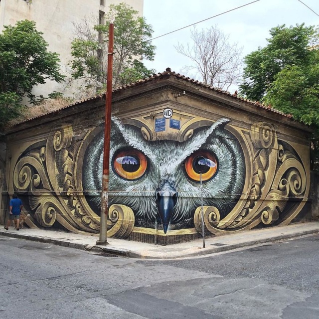 Artist Creates Large Scale Street Art Murals Across Europe