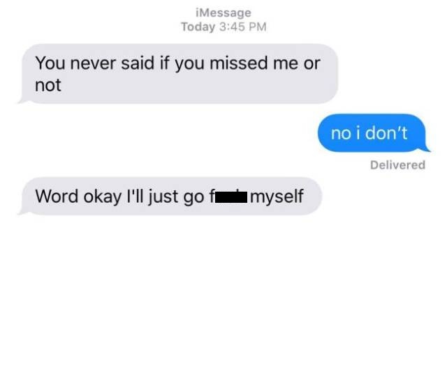 Never Text Your Ex