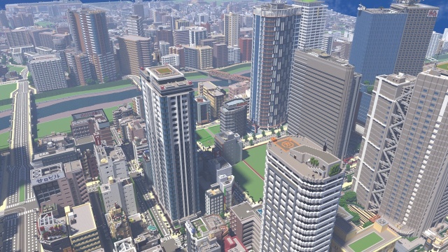 Gamer From Japan Builds A City In Minecraft