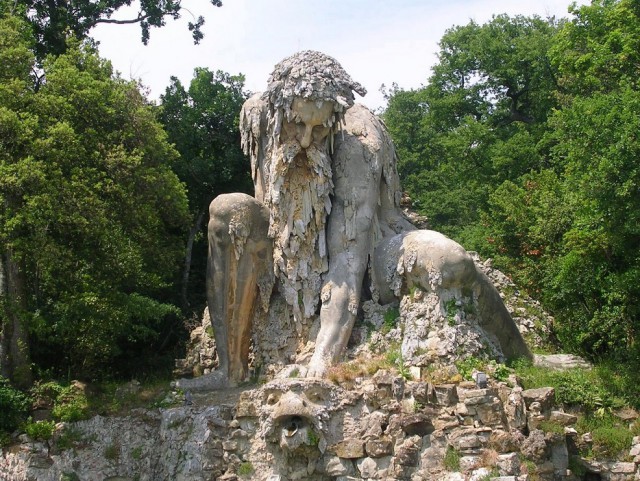 The Appennine Colossus in Tuscany, Italy